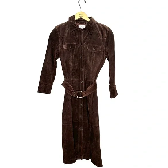 LOFT | Dresses | Loft Vintage Y2k Brown Leather Suede Button Down Belted Dress Size 2 | Poshmark LOFT | Dresses | Loft Vintage Y2k Brown Leather Suede Button Down Belted Dress Size 2 | Poshmark